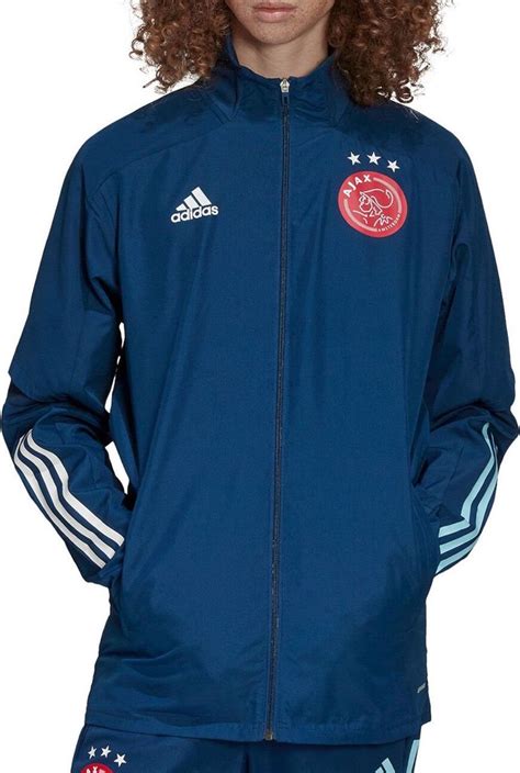 adidas jas zwart meisje ajax wikel|adidas ajax trainers.